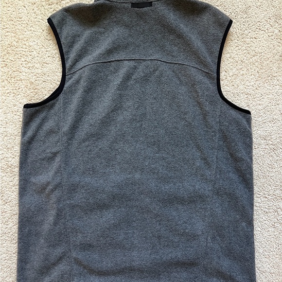 Eddie Bauer Fleece Vest Men’s Tall Large Gray Full Zip - Picture 2 of 9